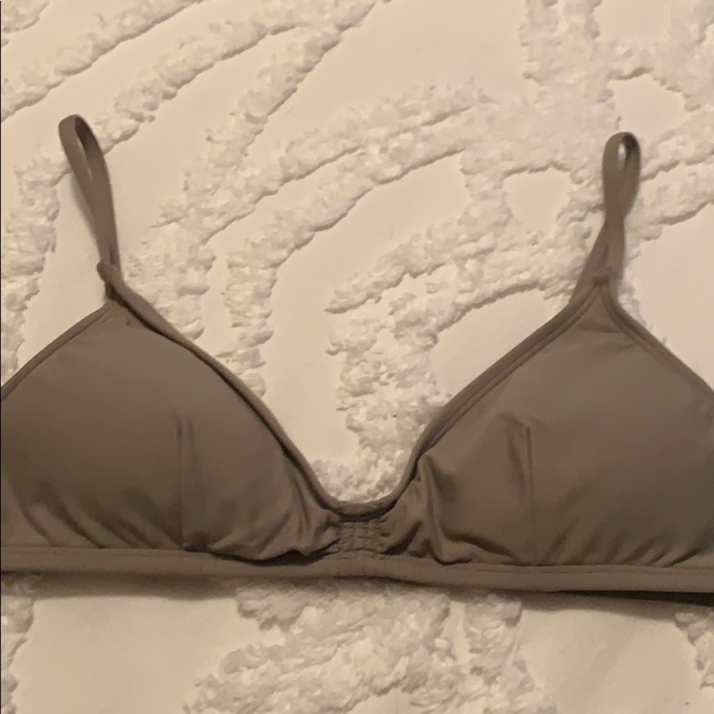 Grey J. Crew Bikini Top